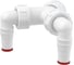 Колено с двумя штуцерами Alca Plast G1"/17–23 P148 1