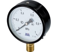 Манометр вертикальный Millennium 1/2" (100/10 бар) MVML1210100
