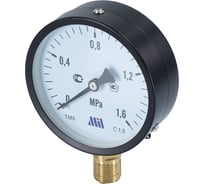 Манометр вертикальный Millennium 1/2" (100/16 бар) MVML1216100