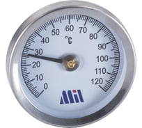 Термометр накладной 63 мм с пружиной 0–120 °C для систем отопления Millennium TMPML12063