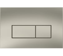 Клавиша смыва Teymi Helmi двойной смыв, нержавеющая сталь матовый T70204 ЦБ-00270304
