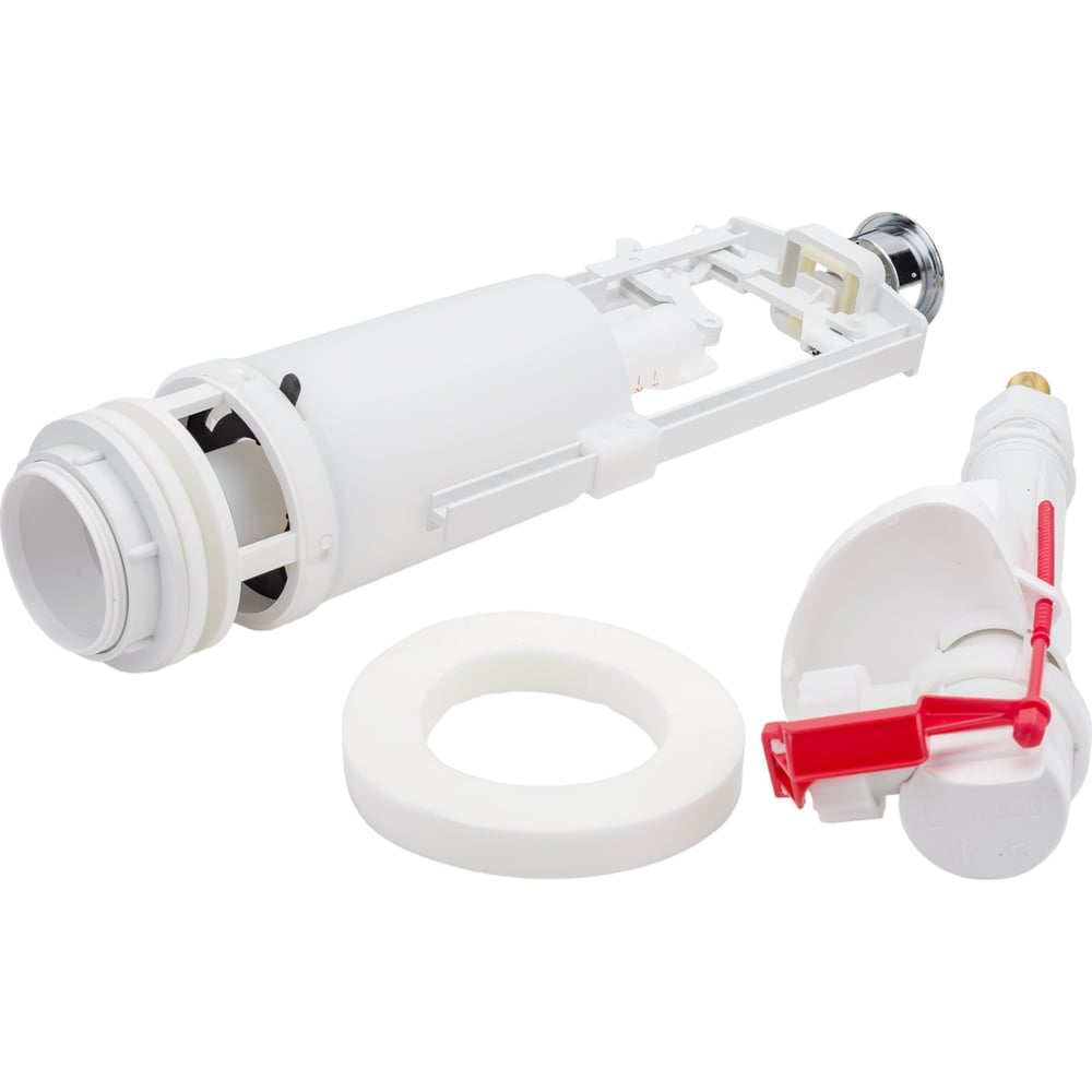 Выпускной комплект со СТОП кнопкой Alca Plast SA2000SK 3/8" CHROM ...