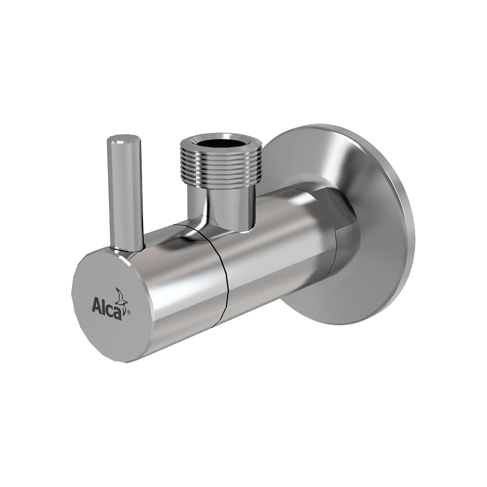 Угловой вентиль Alca Plast с фильтром 1/2"х1/2", круглый ARV003 ...