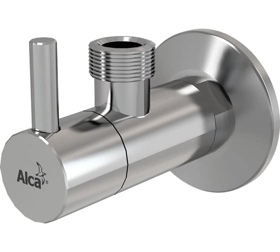 Угловой вентиль Alca Plast с фильтром 1/2"х1/2", круглый ARV003 1