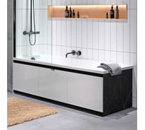 Экран под ванну ALAVANN МДФ Rita Black 1.6, белый ALV1198001