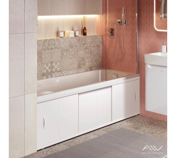 Экран под ванну ALAVANN Elegant Plus 1,5 белый ALV1019001