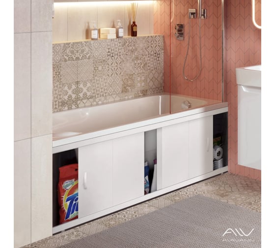 Экран под ванну ALAVANN Elegant Plus 1,7 белый ALV1020001