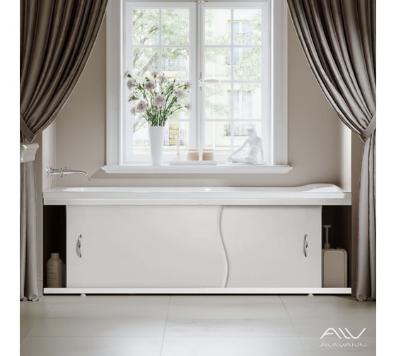 Экран под ванну ALAVANN Elit Plus 1,7 белый ALV1022001