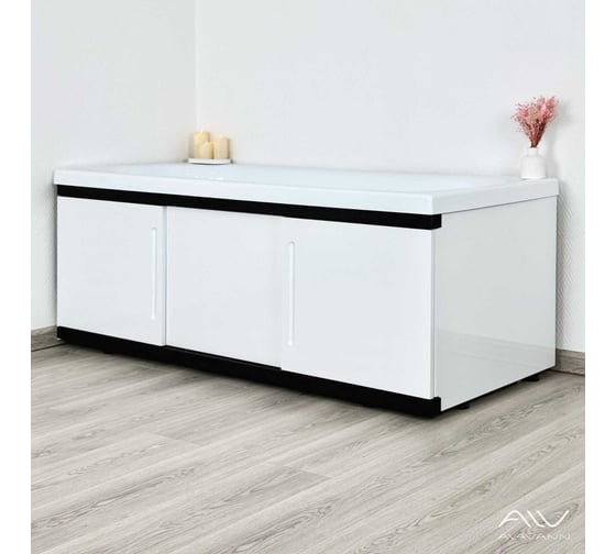 Экран под ванну ALAVANN МДФ Alt Black 1,5 белый ALV1201001