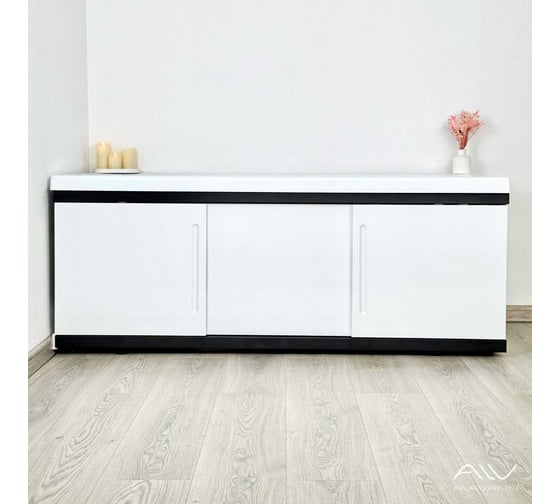 Экран под ванну ALAVANN МДФ Alt Black 1,5 белый ALV1201001
