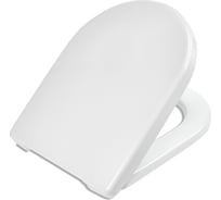Сиденье с крышкой MKW АЛЬКОР микролифтом, дюропласт, белое 4680000931458