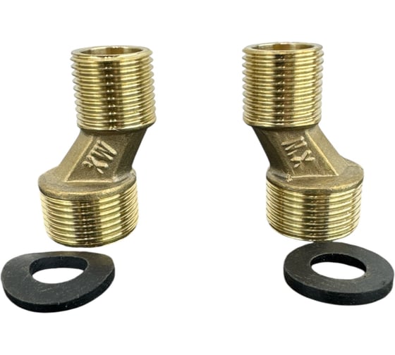 Эксцентрики для смесителя GRIALE 1 шт , гайки 1/2" и 3/4" длина 48 мм. TP11