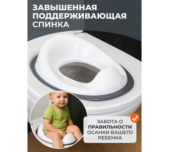 Сиденье для унитаза детское пластиковое ООО Агростройлидер САД-24.17