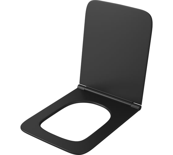 Крышка с сиденьем OWL 1975 DP микролифт для унитаза OWLT190404 Matt Black OWLC19-010