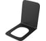 Крышка с сиденьем OWL 1975 DP микролифт для унитаза OWLT190404 Matt Black OWLC19-010 2