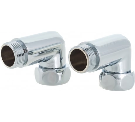 Уголок для полотенцесушителя SG г/ш 1"х3/4", хром, 2 шт 741SCH1005