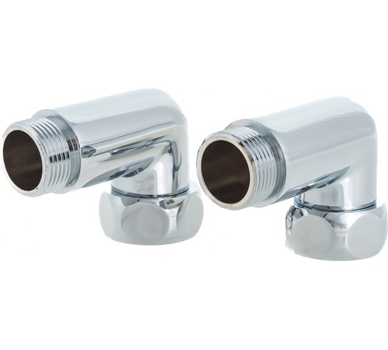 Уголок для полотенцесушителя SG г/ш 1"х3/4", хром, 2 шт 741SCH1005 1