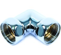 Уголок для полотенцесушителя SG  г/г 1"х1/2" хром, 2 шт 740SCH1004