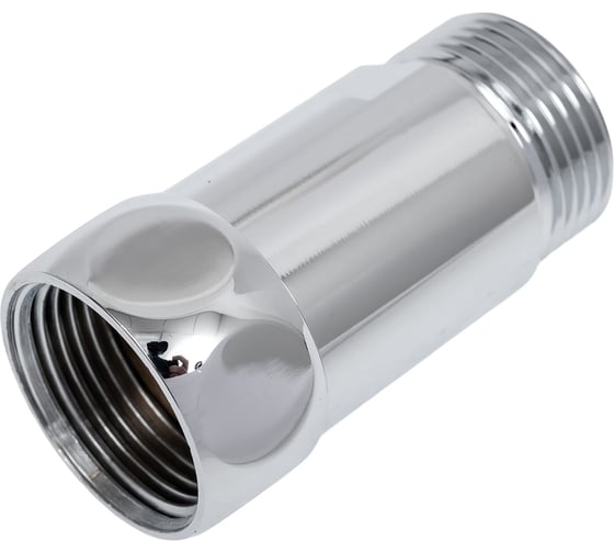 Прямое соединение для полотенцесушителя SG г/ш 3/4"х3/4", хром, 2 шт 731SCH0505