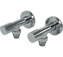 Вентиль угловой Millennium 1/2-1/2 штуцер-штуцер для полотенцесушителя (пара) VOMM1212