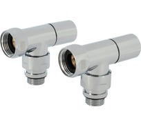 Вентиль угловой Millennium 3/4- 1/2 гайка-штуцер для полотенцесушителя (пара) VOFM3412