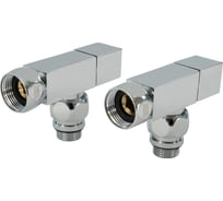 Вентиль угловой Millennium 3/4- 1/2 гайка-штуцер для полотенцесушителя (пара) VQFM3412