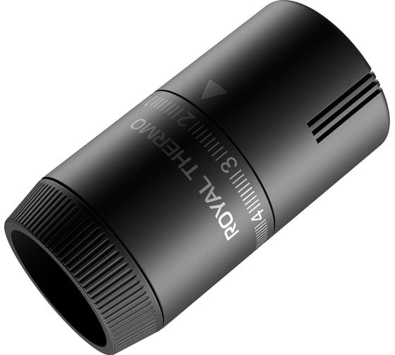Термоголовка жидкостная Royal Thermo Design М30х1.5, черный НС-1697763