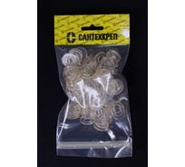 Силиконовая прокладка из прозрачного ПВХ Сантехкреп 1/2 (10,5x19x2 мм) (упаковка 70шт) 2.11.1.