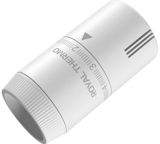 Термоголовка жидкостная ROYAL THERMO Design М30x1,5 (белый) НС-1697762