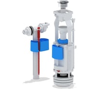 Набор с боковой подводкой АНИ Пласт 1 1/2 пластик двойная кнопка,эконом, белая. WC3050C