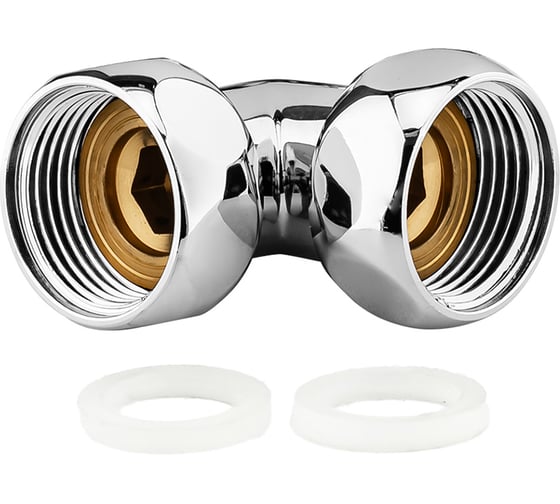 Соединение угловое для полотенцесушителя PROFACTOR CHROME в/в 1x1 PF TF 764