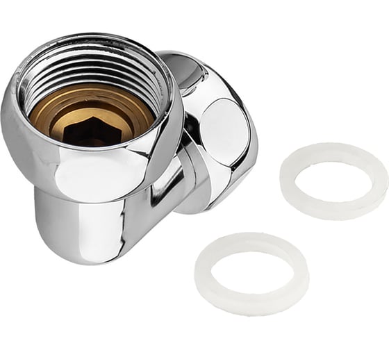 Соединение угловое для полотенцесушителя PROFACTOR CHROME в/в 1x1 PF TF 764