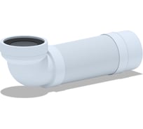 Удлинитель гибкий для унитаза АНИ Пласт выпуск 110 мм, 365-1085мм K732R