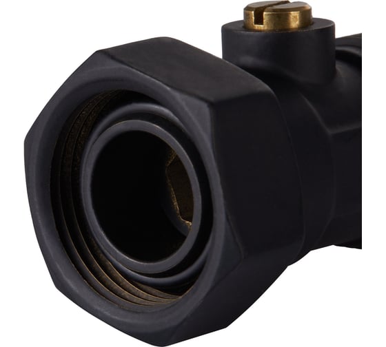 Набор нижнего подключения ROYAL THERMO прямой, раздельный 3/4x3/4ЕК (черный) НС-1559435