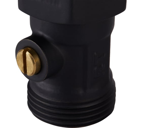 Набор нижнего подключения ROYAL THERMO прямой, раздельный 3/4x3/4ЕК (черный) НС-1559435