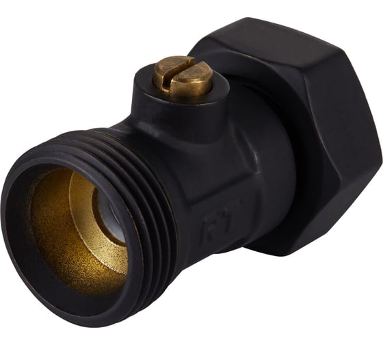 Набор нижнего подключения ROYAL THERMO прямой, раздельный 3/4x3/4ЕК (черный) НС-1559435