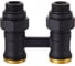 Узел нижнего подключения ROYAL THERMO прямой 1/2x3/4 EK (черный) НС-1559439 1