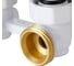Узел нижнего подключения ROYAL THERMO угловой 1/2x3/4 EK (белый) НС-1559440 3