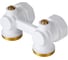 Узел нижнего подключения ROYAL THERMO угловой 1/2x3/4 EK (белый) НС-1559440 4