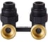 Узел нижнего подключения ROYAL THERMO угловой 1/2x3/4 EK (черный) НС-1559441 1