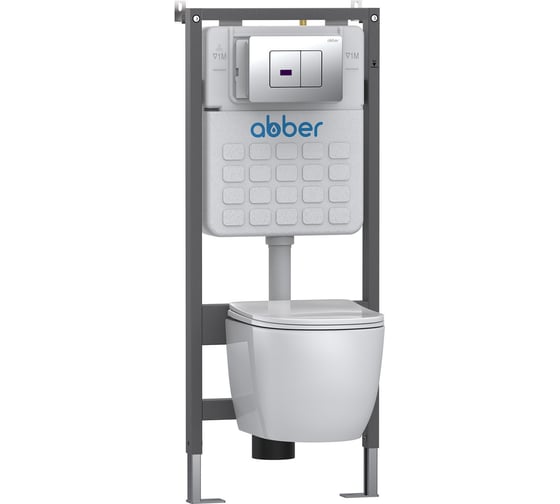 Кнопка смыва сенсорная ABBER хром глянцевый AC0122S