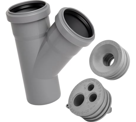 Универсальный набор для подключения сливных шлангов стиральной и сушильной машин MPF (2 шт) ТД.030896.2