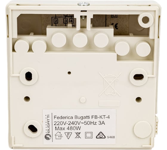 Комнатный термостат Federica Bugatti 2041420 FBKT-4