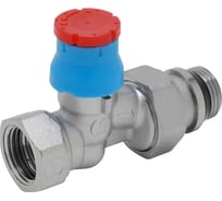 Клапан термостатический прямой Giacomini R402TG, 1/2, отвод с герметичной прокладкой, хромированный GIA R402X133