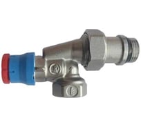 Клапан угловой осевой термостатический Giacomini R415TG, 1/2”, отвод без герметичной прокладки, хромированный GIA R415X033