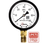 Манометр пылевлагозащищенный Физтех МП3-Уф 0-60 МПа кт.1,0 d.100 IP54 M20_1,5 РШ БС УХЛ1 4687206456044