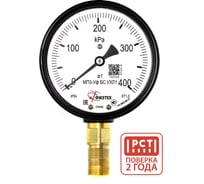 Манометр пылевлагозащищенный Физтех МП3-Уф 0-400 кПа кт.1,0 d.100 IP54 M20_1,5 РШ БС УХЛ1 4687205628770