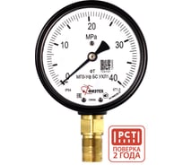 Манометр пылевлагозащищенный Физтех МП3-Уф 0-40 МПа кт.1,0 d.100 IP54 M20_1,5 РШ БС УХЛ1 4687205628701