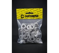 Паронитовая прокладка Сантехкреп 1/2 (10,5x19 мм.) комплект 2 пакета по 100шт 2.9.3._2