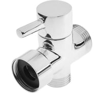 Дивертор для смесителя ZEIN с круглой гайкой, корпус латунь, хром 5202118